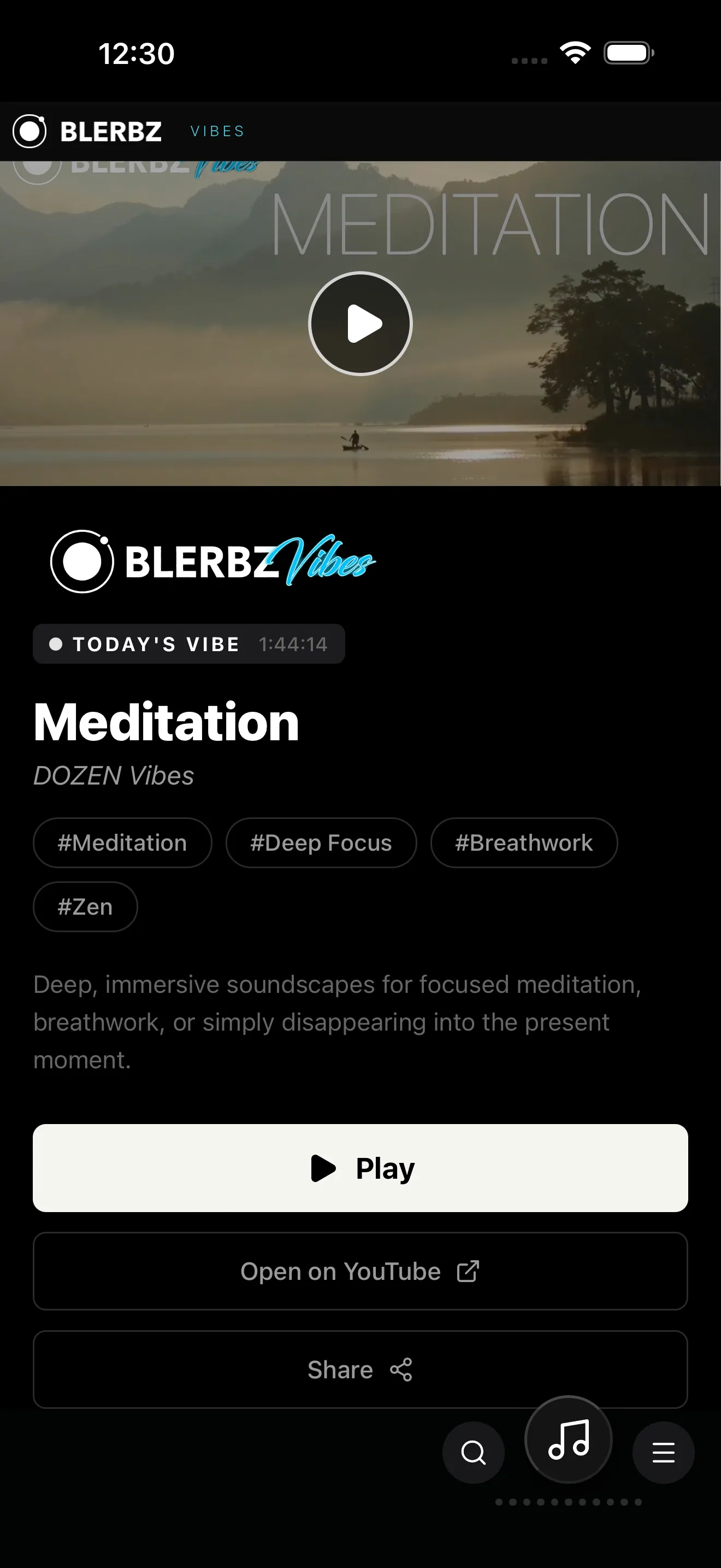 BLERBZ: Vibes: a daily curated soundscape alongside the news.